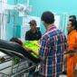 Kondisi korban saat mendapatkan perawatan perdana di RSUD Batin Mangunang Kota Agung, Tanggamus, Jumat 30 Januari 2026 | Dok. Polek Kota Agung.
