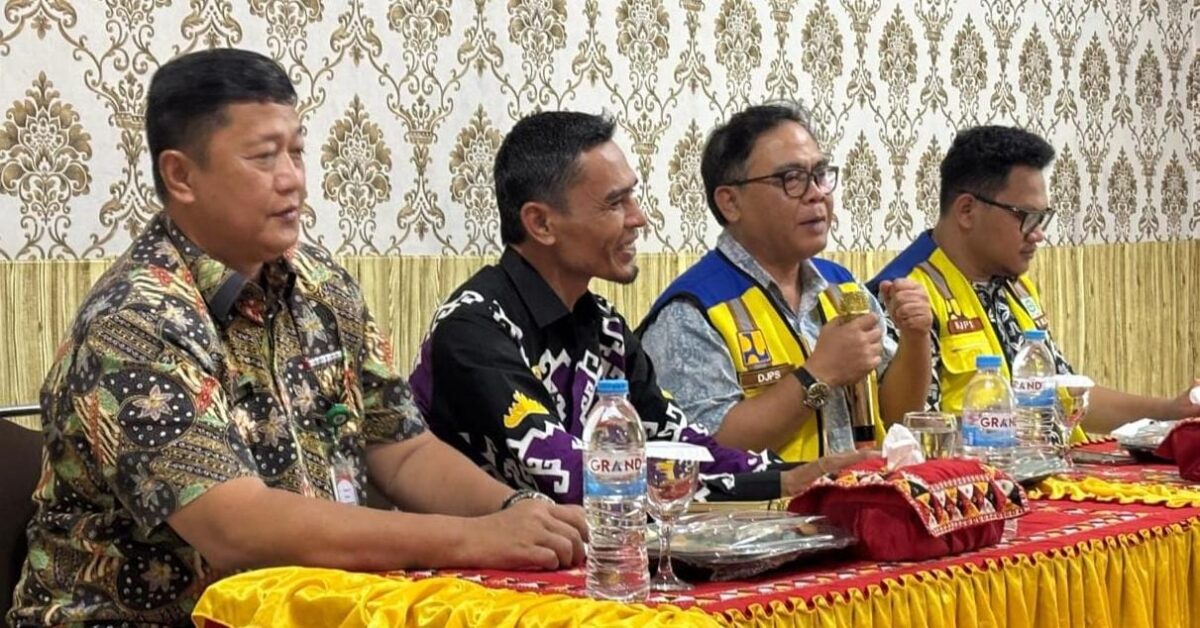 Pemaparan oleh tim Pemkab Tanggamus dan pemerintah pusat saat peninjauan lokasi rencana RSUD Talang Padang, Jumat 30 Januari 2026 | ist/Media Prioritastv.com.