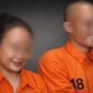 Sosok Cantik RP (kiri) bersama kekasihnya RR setelah ditangkap Polres Pringsewu.
