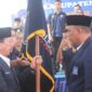 Pelantikan Kurnain sebagai Ketua DPD NasDem Tanggamus periode 2025 - 2029 oleh Ketua DPW NasDem Lampung, Herman HN di Kantor DPD NasDem Kota Agung Timur, Sabtu 31 Januari 2026 | Herdi/Media Prioritastv.com.