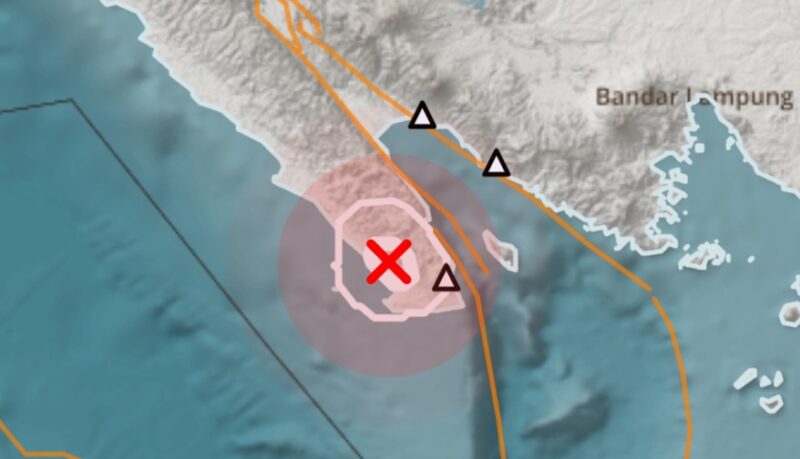 Gempa Tanggamus, Minggu 18 Januari 2026 | Dok. BMKG Lampung.