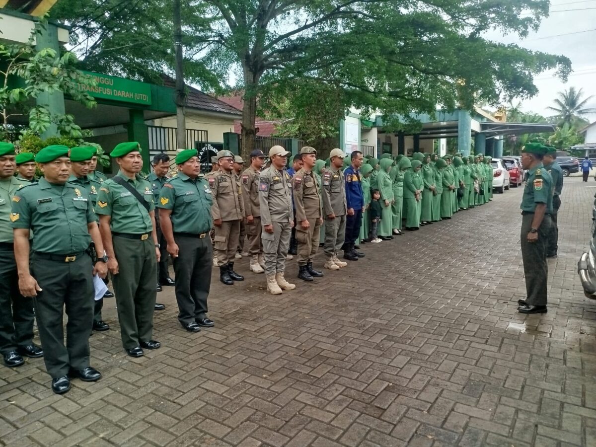 Kodim 0424 Tanggamus Peringati HUT Persit dengan Donor Darah dan Pemeriksaan Kesehatan (Foto: Prioritas tv.com/Eka)