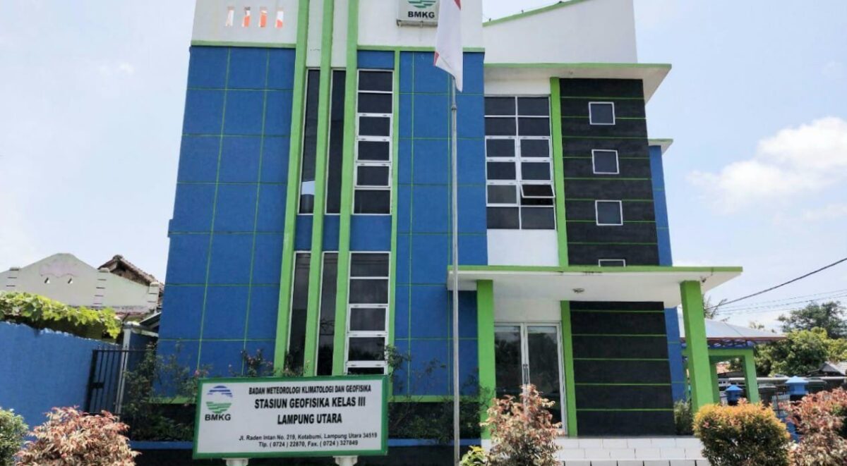 Kantor Stasiun Geofisika Lampung Utara | Dok. BMKG Lampung.