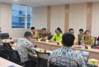 Bupati Tanggamus, H. Moh. Saleh Asnawi didampingi Wabup Agus Suranto saat berkoordinasi di Kantor Direktorat Jenderal Prasarana Strategis Kemenpupr Republik Indonesia, Rabu 4 Februari 2026 | Dok. Pemkab Tanggamus.