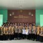 Foto bersama di Aula SMAN 1 Pesisir Tengah usai sosialisasi penerimaan  Polri TA 2026 Polres Pesisir Barat, Rabu 4 Februari 2026 | Dok. Humas Polres Pesisir Barat.