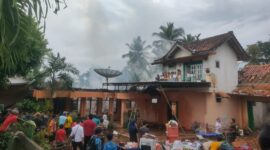 Kondisi paska kebakaran yang di Pekon Banyu Urip, Banyumas, Pringsewu usai api berhasil dijinakan, Rabu 4 Februari 2026 | ist/Media Prioritastv.com.