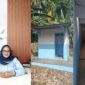 Kolase foto Ketua Yayasan Nusantara Abadi Lampung dan toilet SD/TK yang mendapatkan program renovasi, Jumat 6 Februari 2026 | Dok. Yayasan Nusantara Abadi Lampung.