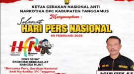 Flyer ucapan HPN Agus Ciek, Ketua Granat Tanggamus sekaligus Pembina FWK Kab. Tanggamus | ist/Media Prioritastv.com.