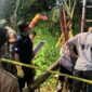 Polisi saat melakukan identifikasi lokasi penemuan sebelum evakuasi jasad korban, Senin 9 Februari 2026, malam | ist/Media Prioritastv.com.