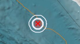 Titik gempa laut yang terjadi di Pesisir Barat, Rabu 11 Februari 2026 | Dok. BMKG Lampung.