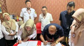 Penandatanganan PKS khusus destinasi wisata Way Lalaan dan Muara Indah pada Rabu, 11 Februari 2026.