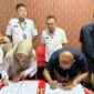 Penandatanganan PKS khusus destinasi wisata Way Lalaan dan Muara Indah pada Rabu, 11 Februari 2026.