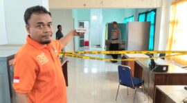Tim Inafis Polres Tanggamus saat melakukan identifikasi di kantor DPMPTSP, Minggu 15 Februari 2026 | Dok. Humas Polres Tanggamus.