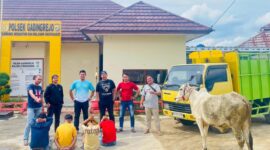 Para tersangka yang berhasil ditangkap Polsek Gading Rejo bersama warga pada Minggu 15 Februari 2026 | Dok. Humas Polres Pringsewu.