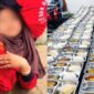 Kolase foto saat bocah SD Lampung Selatan menyampaikan harapanya dan makanan bergizi gratis.