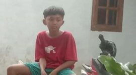 Sosok Adit yang dikabarkan terseret banjir saat mandi di sungai Pekon Sinar Banten, Talang Padang, Tanggamus | Dok. Facebook Ayu Nie Jagaya.