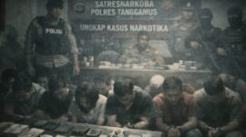 Ilustrasi penangkapan terduga sabu di Pekon Sukamara, Bulok, Tanggamus, Minggu 15 Februari 2026 | Foto : Ilustrasi Media Prioritastv.com.