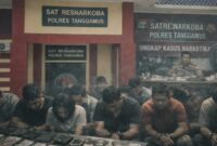 Ilustrasi penangkapan terduga sabu di Pekon Sukamara, Bulok, Tanggamus, Minggu 15 Februari 2026 | Foto : Ilustrasi Media Prioritastv.com.