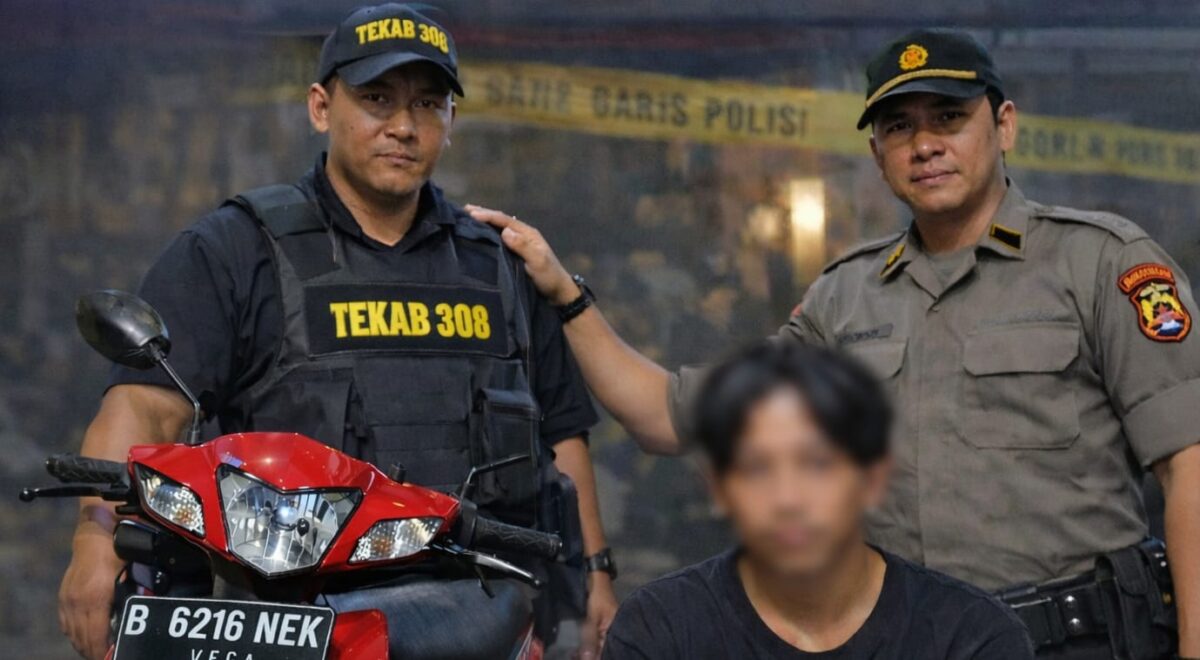 Ilustrasi penangkapan tersangka (foto blur) oleh Tekab 308 Presisi Polres Tanggamus dan Polsek Pulau Panggung, Sabtu 21 Februari 2026 | Foto : Ilustrasi Media Prioritastv.com.