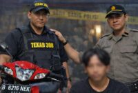 Ilustrasi penangkapan tersangka (foto blur) oleh Tekab 308 Presisi Polres Tanggamus dan Polsek Pulau Panggung, Sabtu 21 Februari 2026 | Foto : Ilustrasi Media Prioritastv.com.