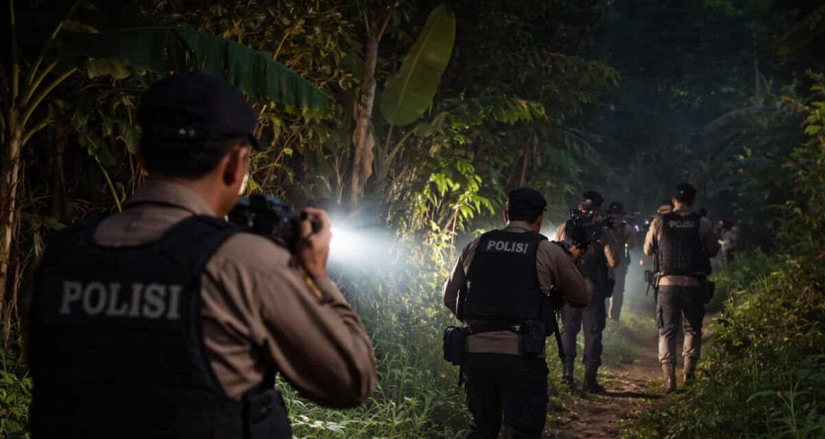 Ilustrasi pengejaran tahanan kabur oleh Polres Way Kanan dan Polda Lampung | Foto : Ilustrasi Media Prioritastv.com.