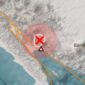 Titik gempa darat yang menguncang Tanggamus, Lampung, Senin 23 Februari 2026, malam | Dok. BMKG Lampung.