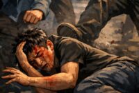 Ilustrasi Pengeroyokan di  di pinggir Jalan Raya Pekon Kebuayan, Kecamatan Karya Penggawa, Kabupaten Pesisir Barat pada 2 April 2025 dinihari | Ilustrasi Media Prioritastv.com.