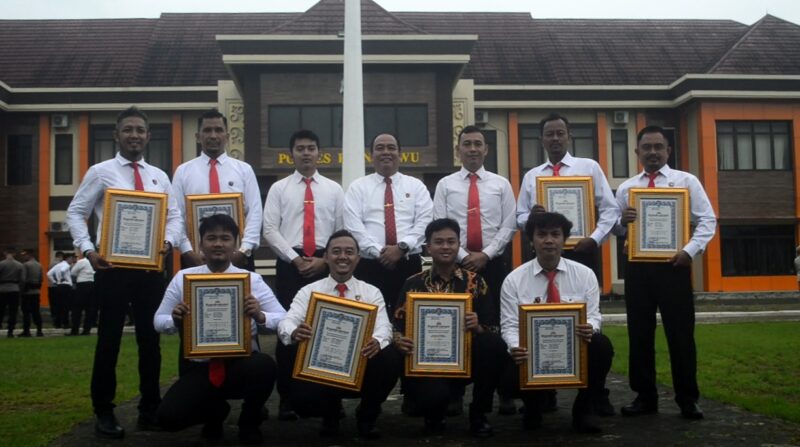 Dari Pengungkapan Kasus hingga Prestasi Keuangan, Kapolres Pringsewu Apresiasi Personel dan Warga | Dok. Humas Polres Pringsewu.