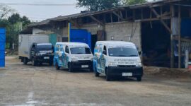 Mobil box yang disiapkan Agus Ciek, selaku mitra SPPG Bhayangkari Polres Tanggamus sebagai kendaraan untuk membeli bahan baku selama ini | Asrul Ariski/Media Prioritastv.com.