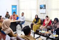 Anggota DPRD Kabupaten Pringsewu melakukan kunjungan kerja ke Dinas Tanaman Pangan, Hortikultura, dan Perkebunan Lampung Selatan, Selasa 10 Februari 2026.