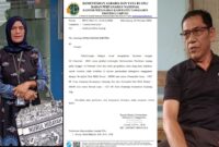 Kolase foto saat Advokat Nurul Hidayah selaku penasehat hukum Ferli Hanzar Saputra dan surat BPN serta Kakon Sukaraja Hernidi ketika memberikan penjelasan, Rabu 4 Maret 2026 | ist/Media Prioritastv.com.