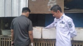 Wabup Tanggamus Agus Suranto saat meninjau peternakan maggot di Pekon Banyu Urip, Wonosobo, Rabu 4 Maret 2026 | Sumentri/Media Prioritastv.com.