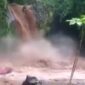 Banjir bandang yang terjadi di Air Terjun Way Lalaan, Kota Agung Timur, Tanggamus, Kamis 5 Maret 2026 | ist/Media Prioritastv.com.