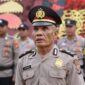 Ipda Lukman, Kapolsubsektor Bulok, Polsek Pugung, Polres Tanggamus saat menerima pangkat pengabdian menjadi Ipda di Lapangan Mapolres Tanggamus, Kamis 5 Maret 2026 | Dok. Humas Polres Tanggamus.