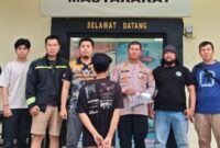 Tersangka AS yang berhasil diamankan tim gabungan di Lampung Barat pada Jumat 6 Maret 2026 | Dok. Humas Polres Tanggamus.
