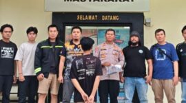 Tersangka AS yang berhasil diamankan tim gabungan di Lampung Barat pada Jumat 6 Maret 2026 | Dok. Humas Polres Tanggamus.