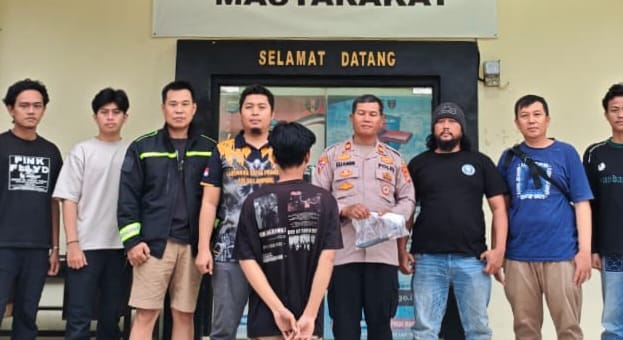 Tersangka AS yang berhasil diamankan tim gabungan di Lampung Barat pada Jumat 6 Maret 2026 | Dok. Humas Polres Tanggamus.
