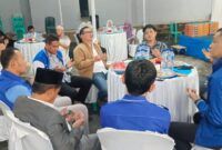 Doa bersama saat buka puasa pengurus dan kader di DPD PAN Tanggamus, Rabu 11 Maret 2026 | Sahbudin/Media Prioritastv.com.