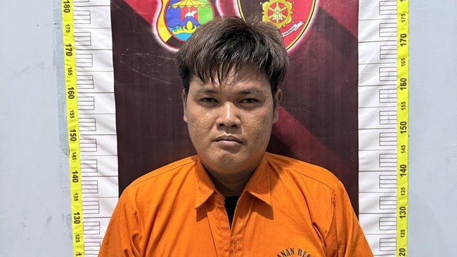 Jaili, Pelaku utama pembunuhan Aries Saputra pegawai Bulog di Kabupaten Tulang Bawang (Dok. Polres Tulang Bawang)