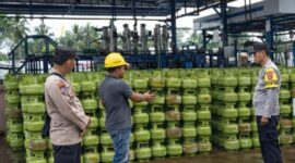 Pemriksaan Stok Gas Elpiji di SPBE PT. Karunia Ulul Azmi Pekon Banjar Agung Udik, Senin 16 Maret 2026 | ist/Media Prioritastv.com.