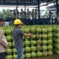 Pemriksaan Stok Gas Elpiji di SPBE PT. Karunia Ulul Azmi Pekon Banjar Agung Udik, Senin 16 Maret 2026 | ist/Media Prioritastv.com.