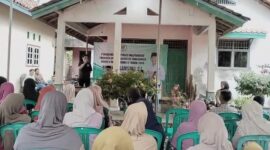 Anggota DPRD Tanggamus, Buyung Alamsyah saat memberikan sambutan dalam Reses Masa Sidang II Tahun 2026 kediaman Jumani Dusun Klaten II Pekon Sukaraja, Semaka, Selasa 17 Maret 2026 | Sumentri/Media Prioritastv.com.