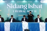 Sidang isbat penetapan 1 Syawal 1447 Hijiriah Kemenag RI | Dok. Yotube Kemenag RI.