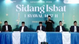 Sidang isbat penetapan 1 Syawal 1447 Hijiriah Kemenag RI | Dok. Yotube Kemenag RI.