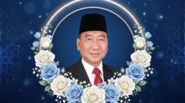 Flyer informasi meninggalnya Tamanuri Anggota DPR-RI asal Lampung dari Partai Nasdem | ist/Media Prioritastv.com.