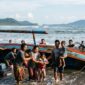 Foto ilustrasi, terbaliknya kapal jukung di Pelabuhan Tembakak, Pesisir Barat, Lampung, Rabu 25 Maret 2026 |