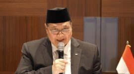 Menko Bidang Perekonomian Airlangga Hartarto saat menyampaikan penerapan WFH bagi ASN setiap Jumat untuk efisiensi energi, Selasa 31 Maret 2026. Dok : Tangkapan Layar Youtube Setpres.