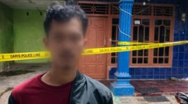 TKP penganiayaan di Panjang Bandar Lampung dan tersangka yang ditangkap polisi, Selasa 31 Maret 2026 | ist/Media Prioritastv.com.