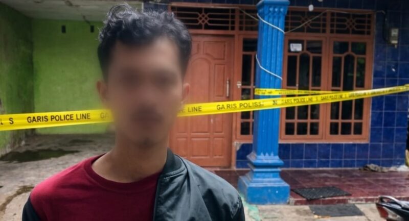 TKP penganiayaan di Panjang Bandar Lampung dan tersangka yang ditangkap polisi, Selasa 31 Maret 2026 | ist/Media Prioritastv.com.