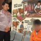 Tersangka RA yang ditangkap Polsek Pringsewu Kota, Selasa 31 Maret 2026 | Dok. Humas Polres Tanggamus.